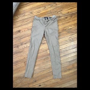 Hollister Khaki Skinny Jeans